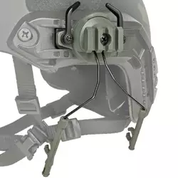 Адаптер кріплення на шолом для активних навушників Peltor/Earmor/Walkers Олива