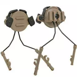 Адаптер для активних навушників на шолом Peltor/Earmor/Walkers Койот
