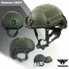 Каска Шолом кевларовий ( арамід)  військовий тактичний YAKEDA FAST Helmet NIJ IIIA .44 57-60см М/Л олива