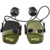 Тактичні активні навушники  Howard Leight Impact sport з кріпленням / адаптером  до шолому каски  олива