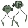 Адаптер кріплення на шолом для активних навушників Peltor/Earmor/Walkers (olive)