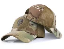 Тактична кепка мультикам ЗСУ "Punisher", Бейсболка, Блайзер, Військовий кашкет з сіточкою