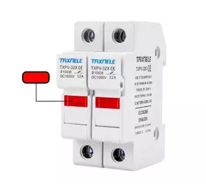 Тримачі запобіжників постійного струму TAXNELE 2p DC Fuse Holders 1000В Тримачі запобіжників постійного струму TAXNELE 2p DC Fuse Holders 1000В