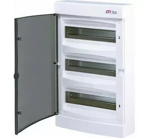 Щит зовнішній розподільчий ECT 36PT 36 модулів (прозорі двері) IP-40 ETI Щит зовнішній розподільчий ECT 36PT 36 модулів (прозорі двері) IP-40 ETI