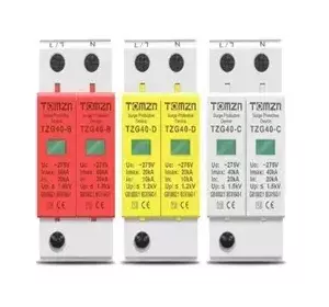 Пристрій захисту від перенапруги TOMZN AC 275V 2p SPD (20-40KA) Пристрій захисту від перенапруги TOMZN AC 275V 2p SPD (20-40KA)