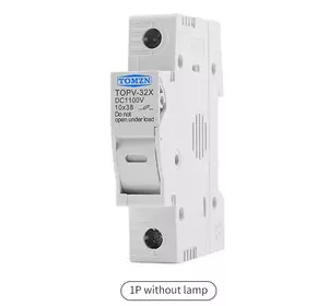 Тримач запобіжників TOMZN 1P DC Fuse Holder without LED Тримач запобіжників TOMZN 1P DC Fuse Holder without LED
