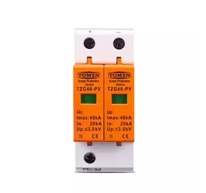 Пристрій захисту від перенапруг TOMZN 2P DC SPD 800V Пристрій захисту від перенапруг TOMZN 2P DC SPD 800V