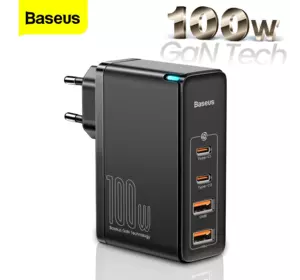 Мережевий зарядний пристрій  Baseus GaN2 Pro Quick Charger (100W) чорний